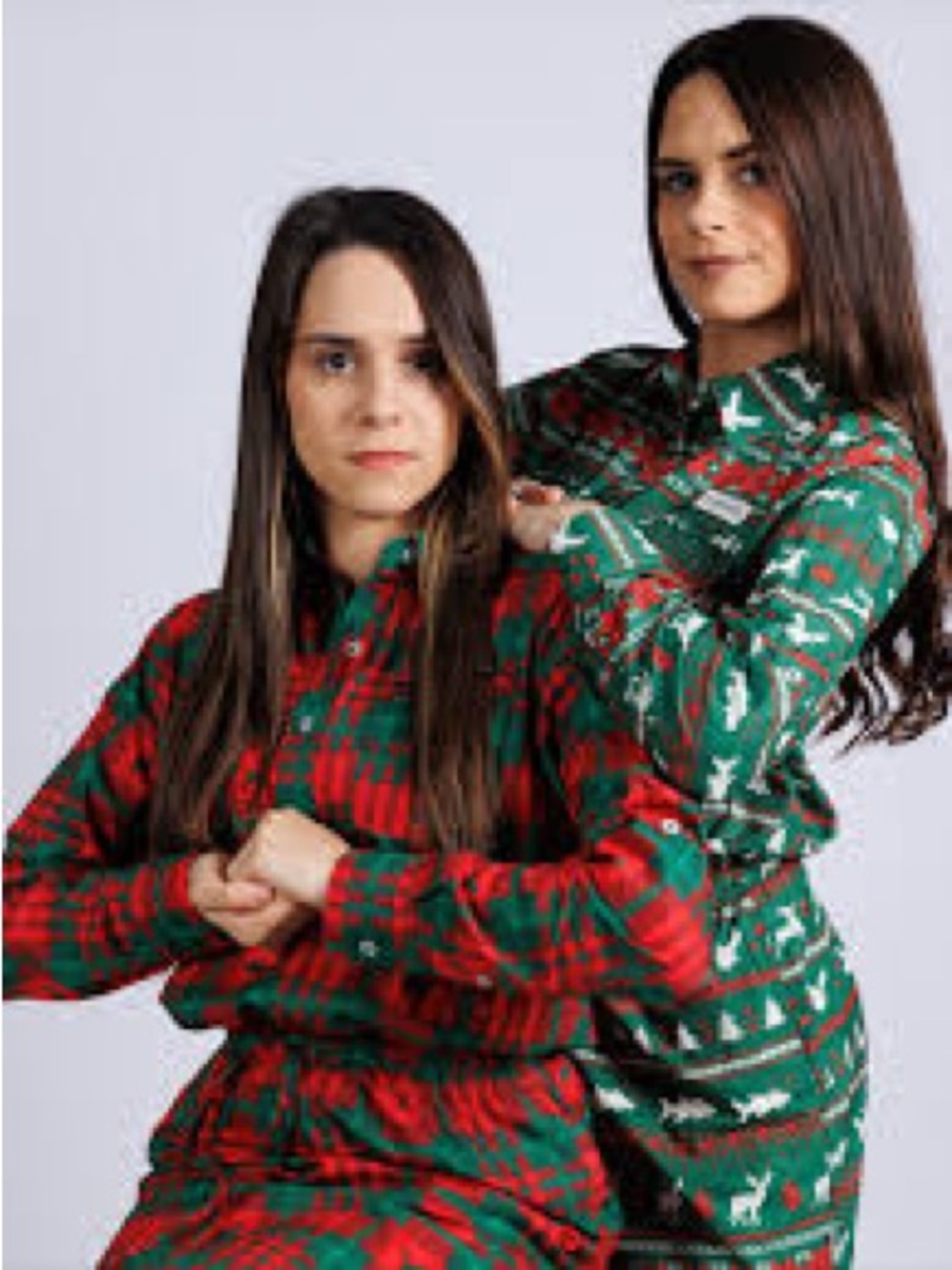 Magellan Outdoors Red and Green Plaid Button-Down Dress